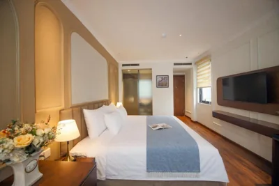 城市景观双人间或双床间 — L'amant de Hanoi Hotel